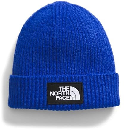 The North Face Kinder Box Logo Cuffed Beanie-Mütze, TNF Blue, One Size