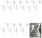 Lectorias 10 PCS Ganchos de Plástic Para Colgar, Toallero para Radiadores Baños, Perchas para Radiador, Gancho para Calentadores Toallas, para Colgars Ropa Sombreros, Colgador para Calentador, Blancas
