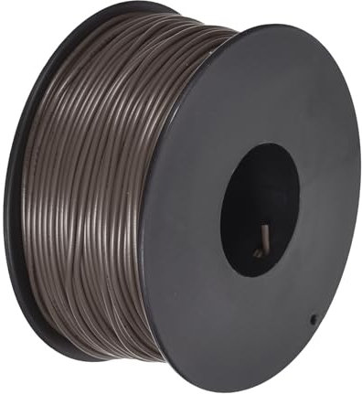 sourcing map 28AWG Wire 28 Gauge Stranded Wire PVC Hookup Wire 50M/164ft Brown, Electrical Wire UL1007 Spool Tinned Copper Wire for Internal Connecting Wire, Marine