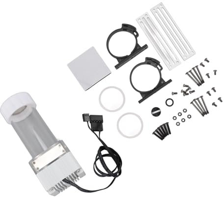 Water Cooling Pump Tank Water Cooling Pump Tank Capacity Built in Sine Wave Drive Magnetic Levitation Filtration Pump Core Mesh Pub for G1 Water Pump (White)