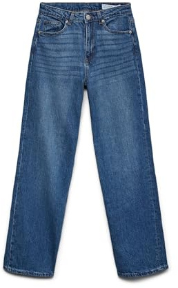VERO MODA Female Weit geschnitten VMTESSA Hohe Taille Weiter Beinschnitt Jeans