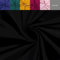 Sommersweat Meterware - French-Terry Sweatstoff - Sweat Stoff, Pullistoff, Dicker Jersey *Ab 50cm, Farbe: 069 schwarz