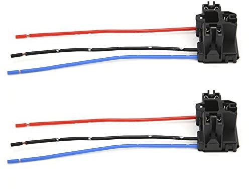 H4-Lampenfassung mit Draht, Buchse, 12 V Plug-and-Play, Hitzebeständiges Nylon-Kupfer Zum Sockelaustausch