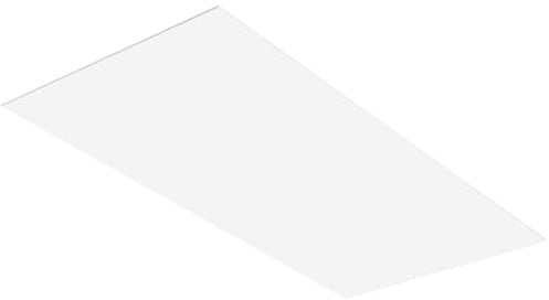 VEVOR Paneles de Techo de Poliestireno 10 Piezas Paneles de Techo de Plástico para Pegar 605x1213 mm Instalación Fácil Revestimiento de Techo de Sótano para Decoración del Hogar, Oficina, Blanco