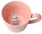 Squirrel Ceramic Mug with 3D Animal Inside, Cartoon Handmade Figurine Mug, Cute Coffee Mug with Interesting Design, Holiday and Birthday Gift for Coffee and Milk Tea Lovers (Rabbit)