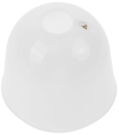 Cabilock Staubschutzabdeckung Langlebig mit 2,3cm Lochdurchmesser und Leicht zu Reinigen Weiß aus Kunststoff für Deckenventilator für Moderne Deckenventilatoren
