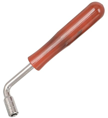 Hackbrettschlüssel 402 401 für Hackbrett Saiten, Stabile Stimmung | Metall und Holz, 16x4x1,2cm, Braun, für Musikunterricht, Instrumentenpflege, Präzise Kontrolle