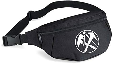 DACHDECKER Bauchtasche Schwarz