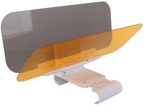 2 en 1 coche día/noche transparente antirreflectante visera del sol del coche espejos de cristal extensible Clip parasol Gafas para el coche diurno/noche antideslumbrante gafas de sol de coche