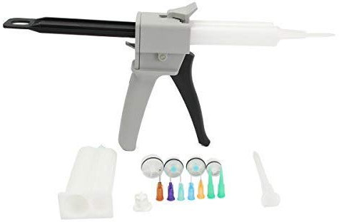 MASUNN 50 Ml Resina Epossidica Pistola Dispenser Miscelatore Statico Miscelatore Pistola Applicatore Utensili