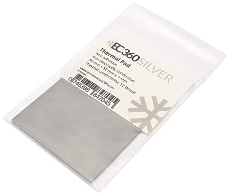 EC360® SILVER 12W/mK Wärmeleitpad (50 x 50 x 1,0 mm)