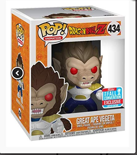 Funko Pop! Animation Dragonball Z Großer AFFE Vegeta 6-Zoll-Fall