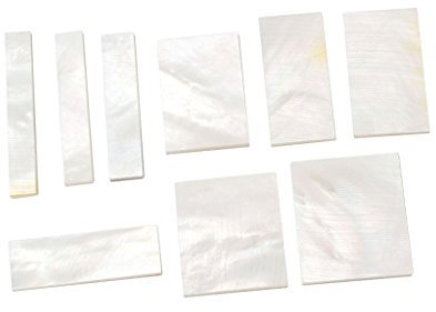 Weißes Perlmutt Inlay Blank für Gitarre