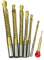 Juego de 6 brocas de corte de acero de alta velocidad (HSS) con revestimiento de titanio, 3-8 mm, juego carpintería para madera y metal con granate