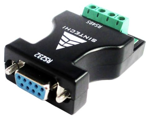 Sintech 232 a 485, RS232 Serial a RS485 Adaptador Convertidor de Datos de Comunicación