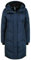 OXMO OXJuna Damen Wintermantel Parka Mantel mit Kapuze Gummizug Reißverschlusstaschen Seiten-Reißverschlüsse Regular fit, Größe:XL, Farbe:Insignia Blue (194010)