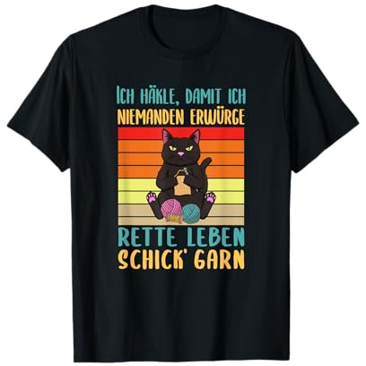 Ich häkle damit ich niemanden erwürge - Witziges Häkeln T-Shirt