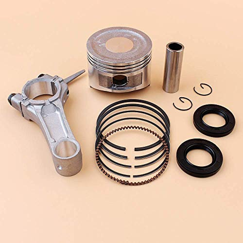 Juego de sellos de aceite de cigüeñal de biela de anillos de pistón de 68mm para HONDA GX160 GX 160 chino 168F 5.5HP Motor Trimmer cortacésped