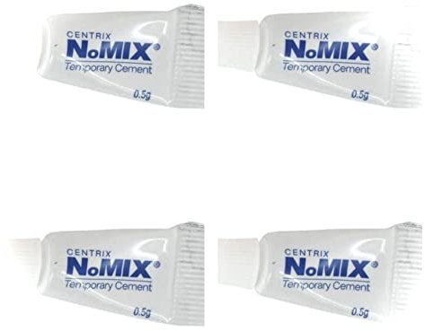 4x NoMix Zahn Zement Krone & Brücke abgefallen Befestigen NotfallKit SOS Hilfe