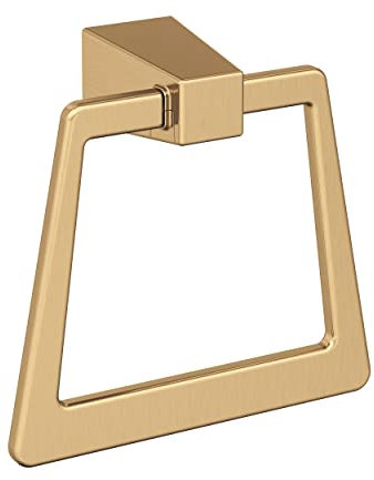 Amerock |-Handtuchring | 6-13/16 Zoll (173 mm) | Champagner Bronze | Blackrock | -Handtuchhalter | -Badzubehör