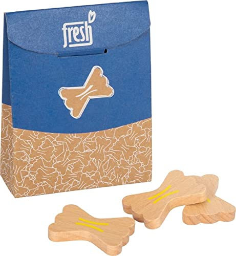 small foot Nudeln fresh aus Holz, Zubehör für Kaufladen und Kinderküche, Rollenspielzeug ab 3 Jahren, 12350