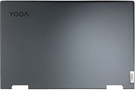 LTPRPTS Replacement Laptop LCD Back Cover Top Case Rear Lid for Lenovo Yoga 7-14ITL5 82BH 7-14ACN6 5CB1A08845 Gray