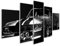 islandburner Bild auf Leinwand 1967 Ford Mustang Shelby Gt 500. 5 Teile Wandbild Poster Kunstdruck Bilder 170x80cm