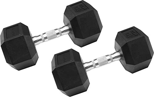 OnWay Poly Premium HEX-Hantel 2er Set schwarz OW1500-10k für Fitness und Krafttraining Hantel in Größe 2 x 10 kg