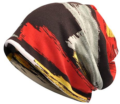 Beanie Chemo Mützen Damen Sommer Turban Super Weich Slouchy Kopfbedeckungen Kop Wraps Beanie Mütze Kappe für Haarausfall, Kreb, Chemo B
