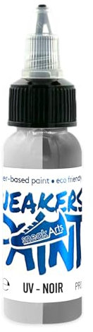 Peinture UV pour Cuir - Noir - 30ml | SneakArts