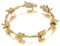 BOBIJOO JEWELRY - Bracelet Fil de fer barbelé Homme Femme 3 Tailles Acier inoxydable Or Plaqué - Gold 64mm