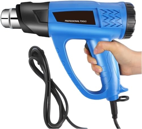 WWFAN Asciugacapelli Industriale da 2000 W Pistola Termica Pistola ad Aria Calda Essiccatore for Saldatura Saldatura con Ventilatore Termico