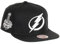 Mitchell & Ness Tampa Bay Lightning NHL Top Spot Originaler Fit Schwarz Verstellbare Snapback Cap - One-Size