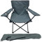 Anglersessel Campingstuhl Faltstuhl Anglerstuhl Regiestuhl Dunkelgrau mit Getränkehalter und Tasche