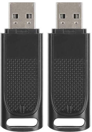 SteamVR USB-Dongle-Empfänger für Valve Index Controller, VR USB-Dongle-Empfänger für HTC Vive Tracker Aktivitätsempfang, Plug-and-Play, mit USB-Verlängerungskabel, 2 Stück (Black)