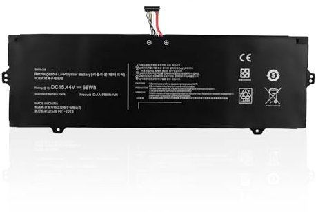 GDDGFVKV 15.44V 68Wh AA-PBMN4VN BA43-00398 BA4300398 BA43-00398A Laptop Battery Compatible with Samsung Galaxy Book Pro 360 15.6 Inch NP950XDB NP950QDB Series