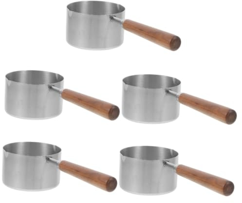 Mipcase 5pcs Pet Food Scoop Measuring Spoon Cat and Dog Can Spoon Reusable and Comfortable Handle