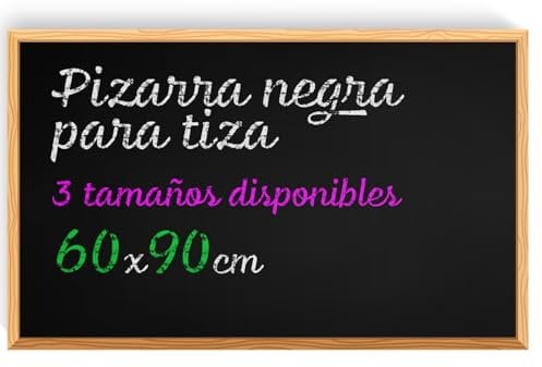 Kreidetafel, Schwarze Tafel zum Aufhängen mit Montagematerial, Tafel Hochzeiten, Kinder, Schule und Zuhause, Kreidetafel für Klassenzimmer, Gastronomie und Veranstaltungen - Ofituria (60x90)