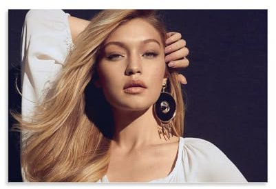 Gigi Hadid Poster Best Rookie, coole Kunstwerke, Gemälde, Wandkunst, Leinwanddrucke, hängende Bilder, Poster, 20 x 30 cm