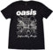 Rock Off officially licensed products Oasis Definitely Maybe Line Drawing T Shirt M Black