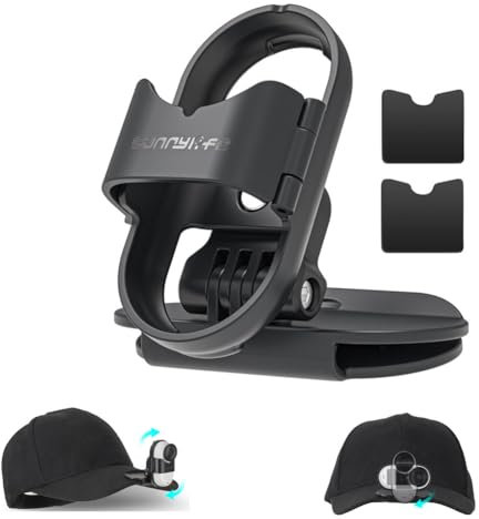 Lokyoyo Action Kamera Cap Clip Mount für Insta.360 GO 3/GO 3S, Schutzrahmenhalterung, Hutclip, Entsperren Sie POV Betrachtungswinkel