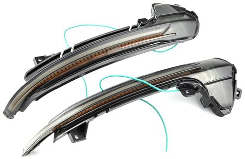 WzMDg Rückspiegel fließendes Blinker licht fließendes Blinker licht für Auto für Audi A6 C7 C7.5 RS6 S6 4G 2012-2018,Blinker für Rückspiegel,A
