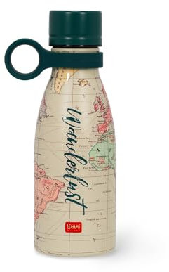 Legami Vacuum Bottle Borraccia Termica, Verde, Mini