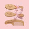 Personalisiertes Baby-Geschenk For Neugeborene, Haarbürste Und Kamm, Individuell Graviertes Baby-Andenken, Personalisiertes Mädchen-Bürsten- Und Kamm-Set, Holzborsten-Kleinkindkamm, Babyparty-Geschenk