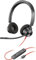 Poly BlackWIRE, 3320, BW3320 USB-C, USB C/A, ECOMM Adapter (überholt)