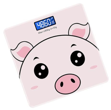 Healeved Digitale Haushaltswaage Aus Gehärtetem Elektronische Körpergewichtswaage Mit Großem Display Praktische Heimwaage Für Tägliche Gewichtsmessung