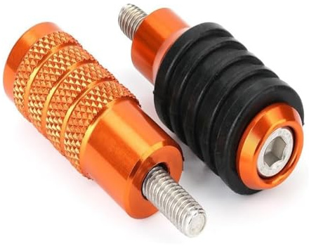 Fussrasten Motorrad Für Duke 790 Für Duke 890 Motorrad Schalthebel Pedal Spitze Bremshebel Pedal Hinten Bremspedal Schritt Platte Pedale Ruht Pedal Fuss Pflöcke(1 Set Orange)