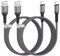 iPhone Charger Cable 1M+2M 2Pack Lightning Cable [MFi Certified], USB to Lightning Cable Long Nylon Braided Fast Charger Cable Lightning Charger Lead Wire for iPhone 14/13/12/11/X/8, iPad, AirPods