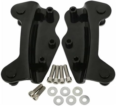 Porte Bagages Arrière De Moto pour Harley pour Touring pour Road King pour Glide 2009-2022 Kit Fixation 4 Points Porte Bagages Arrière Moto(2009-2013 1)