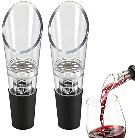 Dekantierausgießer, Tropffreier Rotwein ausgießer, Schnell belüftender Rotwein, Weinausgießer, Spirituosen Dosierer, Flaschen Ausgießer Weinbelüfter Aufsatz, Für Weinliebhaber